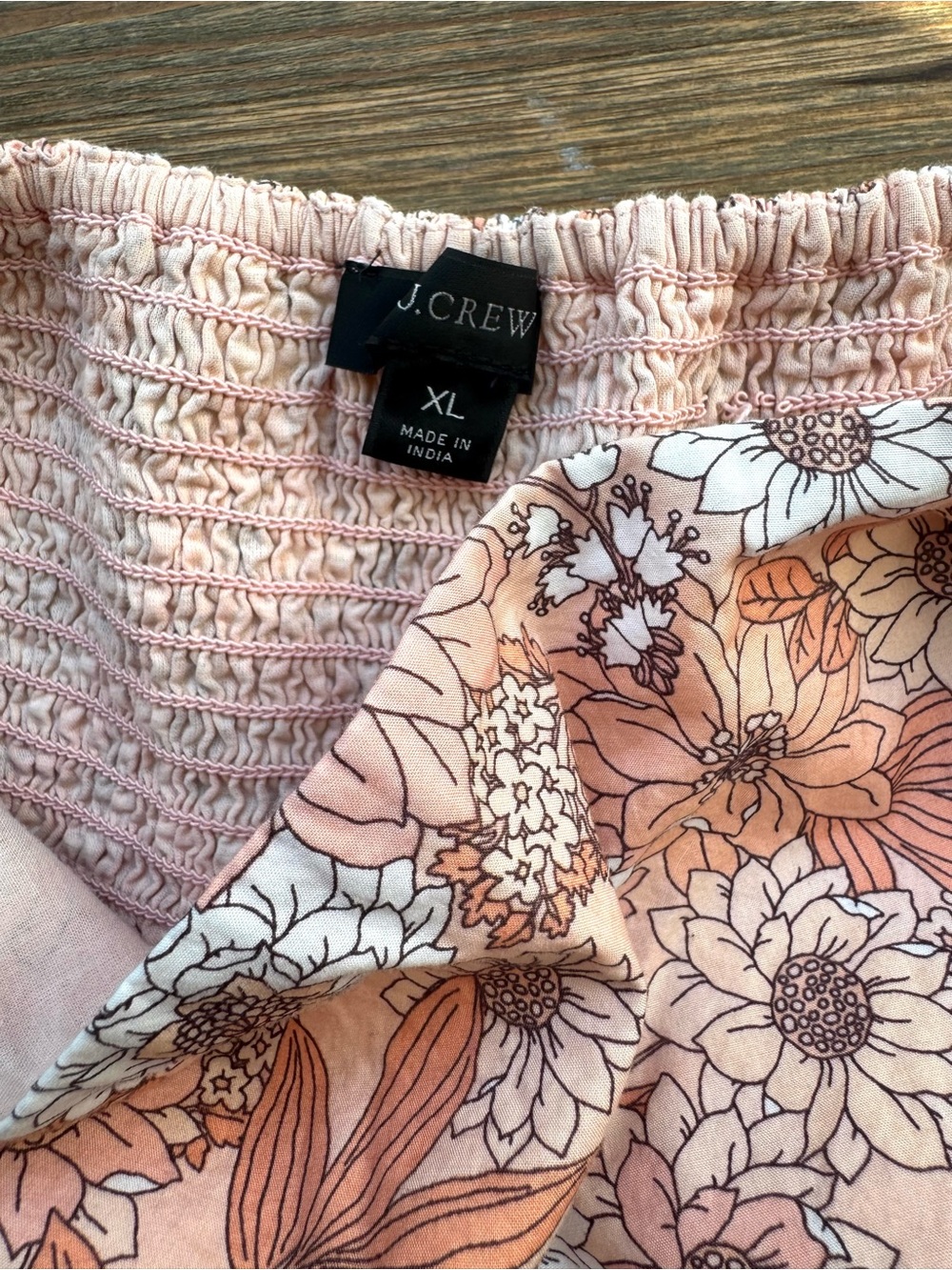 J.Crew Squareneck Cotton Poplin Dress in Zinnia Floral XL - Picture 4 of 9